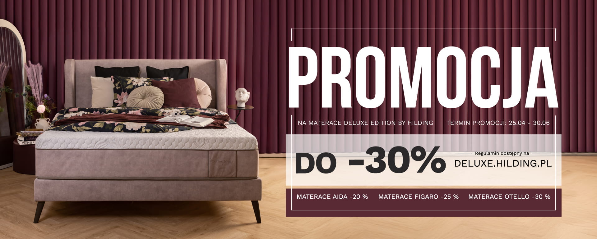 Promocja na materace Deluxe Edition by Hilding