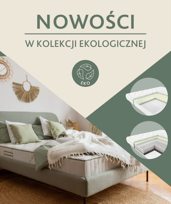 Materace ekologiczne Hilding